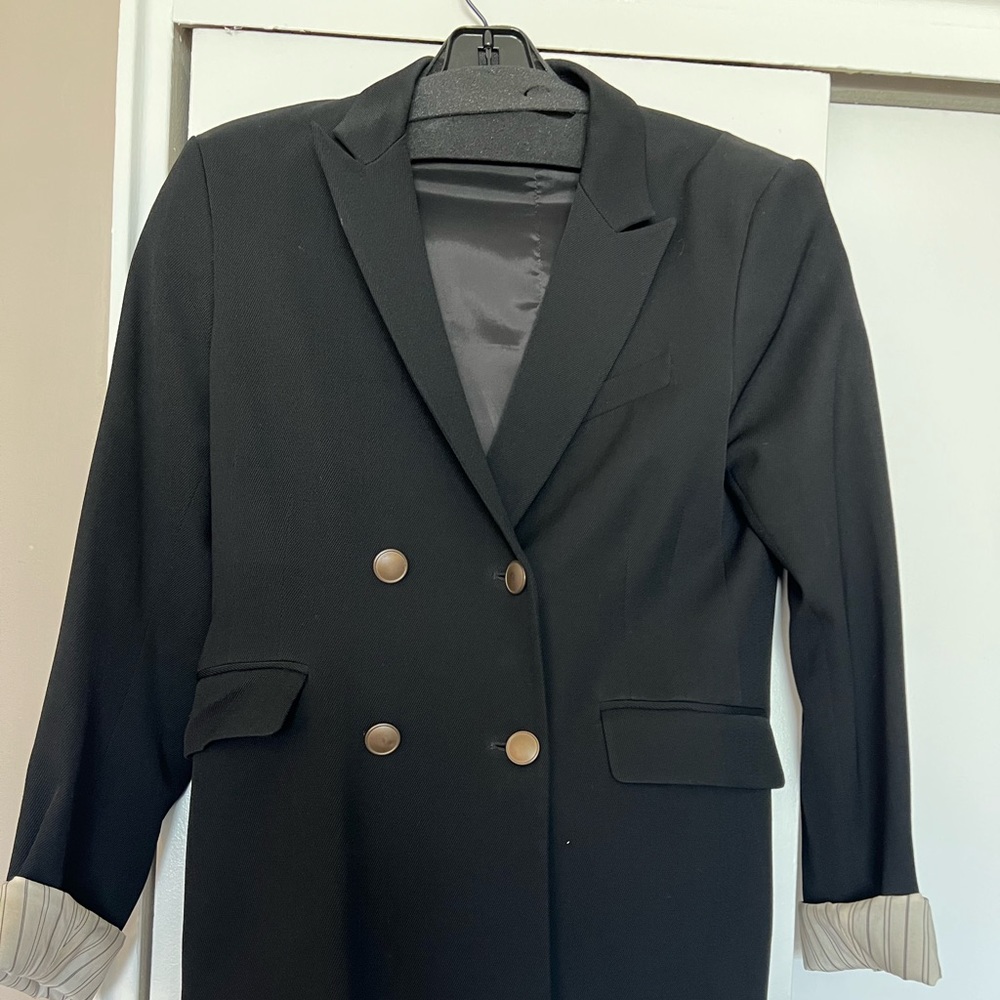 Theory blazer size 10 double breasted